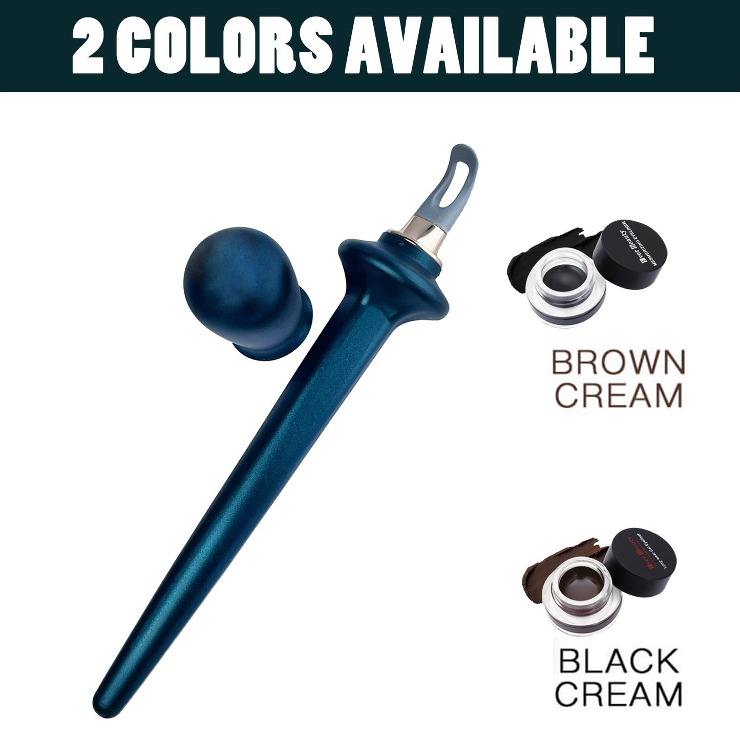 Silicone Eyebrush & Eyeliner Kit