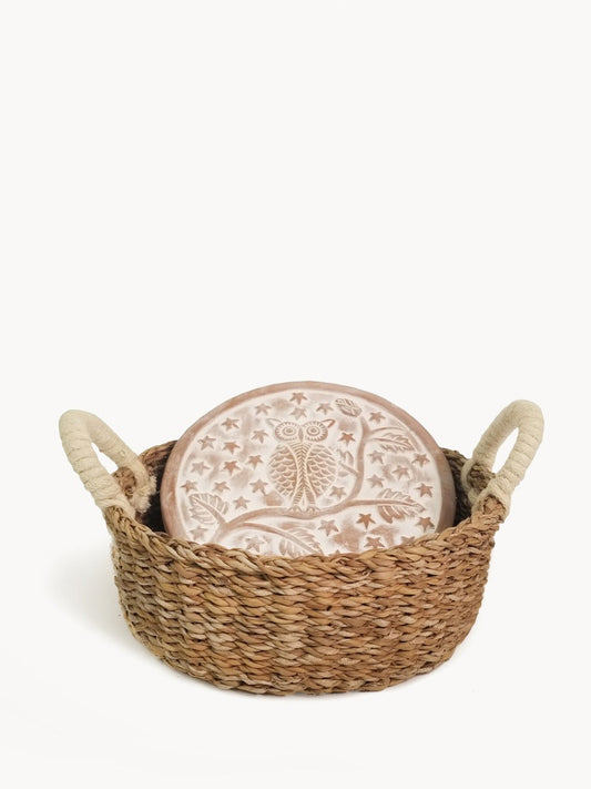 Bread Warmer & Basket - Owl Round