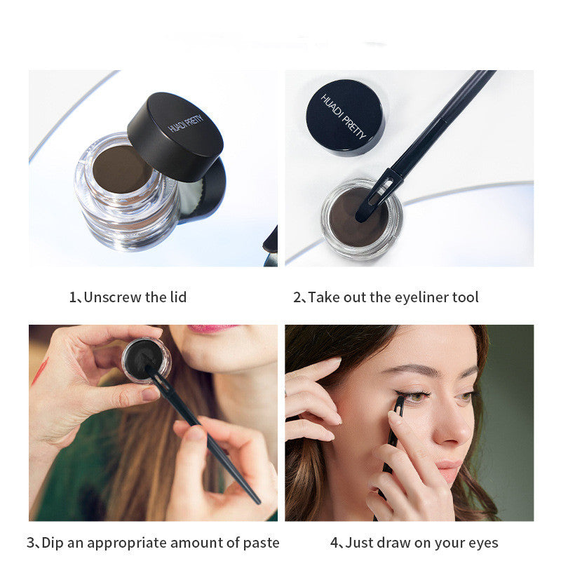 Black Silicone Eyeliner Kit