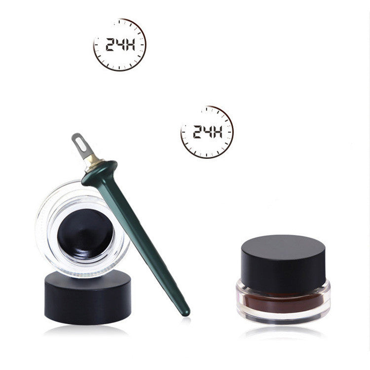Silicone Eyebrush & Eyeliner Kit